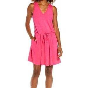 Sweaty Betty Dress Take It Easy Drop Waist Pink Dress Active Size Small, NEW